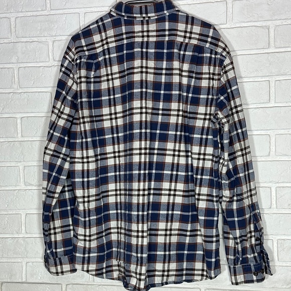 EUC Eddie Bauer Plaid Button-up Men's Shirt Relaxed Fit Large - Picture 2 of 6